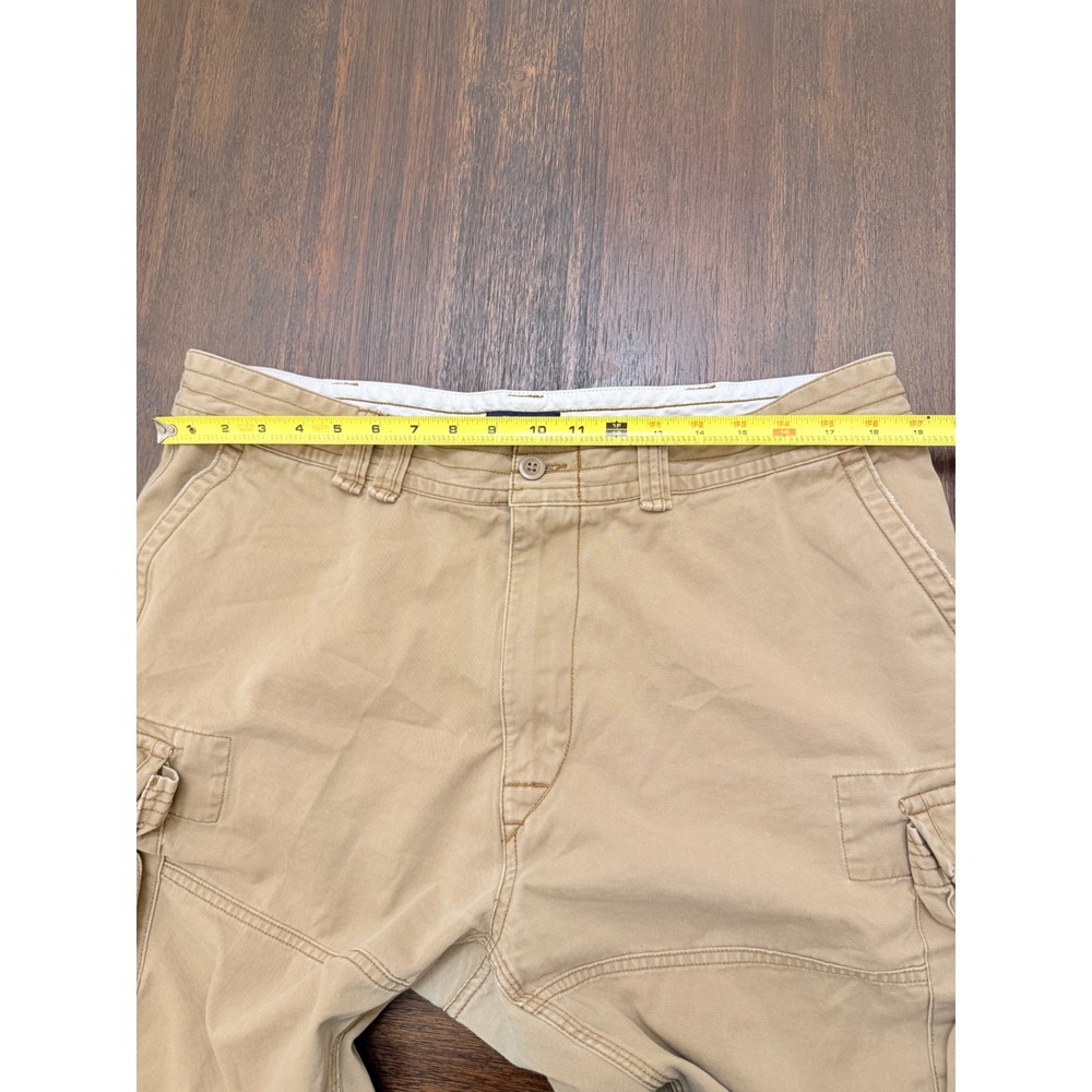 Polo Ralph Lauren Mens Cargo Shorts Tan Khaki Cotton Size 40 - Picture 10 of 12